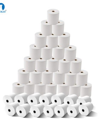 White 79 mm x 30 Meter Thermal Paper Roll (Pack of 10 Rolls)